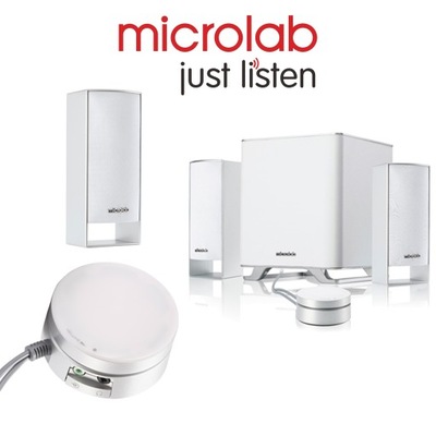 Głośniki Microlab Speakers M-600BT white 3