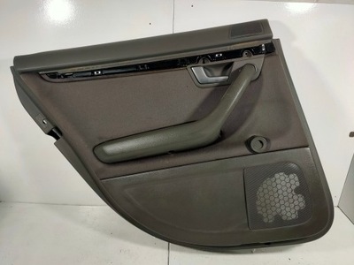 Обшивка дверь левый задняя audi a4 b6 szary фото №1