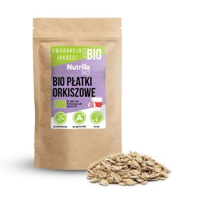 BIO Płatki orkiszowe EKOLOGICZNE 500g 100% EKO