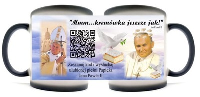 PAPIEŻ JAN PAWEŁ 2 KUBEK MAGICZNY +PUDEŁKO GW577