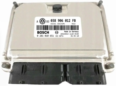 КОМП'ЮТЕР ECU VW 038906012FB 0281010651 IMMO OFF