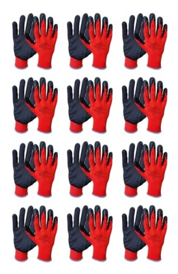 RĘKAWICE ROBOCZE RĘKAWICZKI R.10 LATEX 12 par