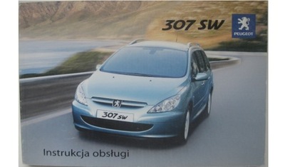 PEUGEOT 307 SW 2002-2005 LIBRO MANTENIMIENTO PL KOLOR!  