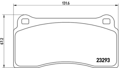 BREMBO P 36 018 JUEGO ZAPATAS DE FRENADO  