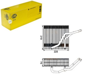 ИСПАРИТЕЛЬ КОНДИЦИОНЕРА HELLA 1J1820007A 1J1820024A