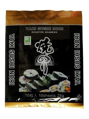 YAKI SUSHI NORI 10 LISTKÓW GOLD X2,5G