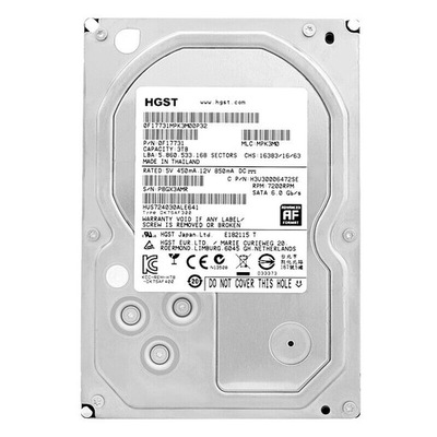 HGST 3Tb HUS724030ALE641 64Mb 7,2K Sata3 3,5''