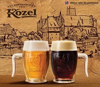 kufle KOZEL, zestaw, 2 szt., pojemność 0.5 l, NOWY