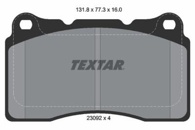 PADS HAM. MITSUBISHI P. LANCER EVO VIII- IX WITHOUT SENSOR PATRZ KATALOG  