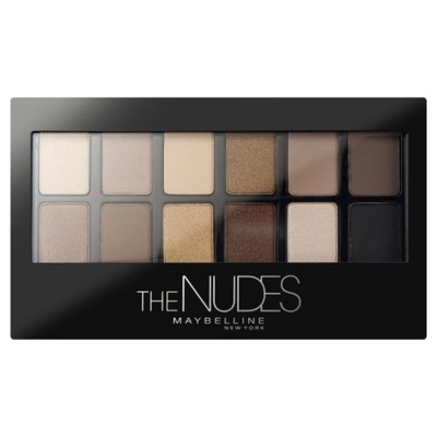 MAYBELLINE_The Nudes Eyeshadow Palette paleta 12 cieni 9,6g