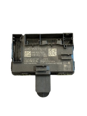 VW AUDI SKODA SEAT MODUŁ БЛОК УПРАВЛІННЯ ДВЕРІ 4M0959792H 4M0959792F