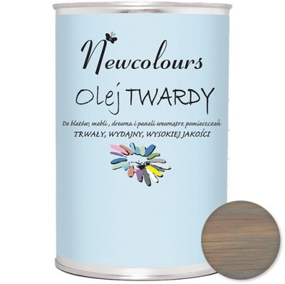 Olej twardy do mebli Newcolours 200ml POPIEL