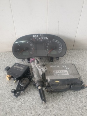 Блок управления набор запуск vw polo 9n2 1,2 03e906023d фото №1