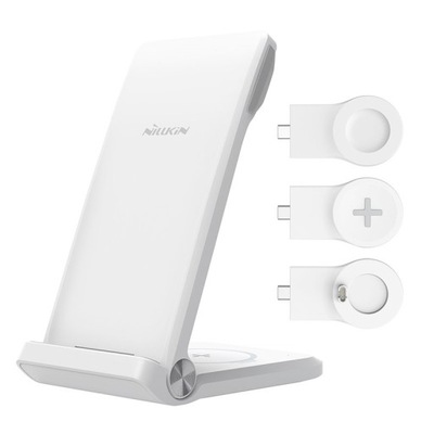 Ładowarka bezprzewodowa Nillkin Wireless Charging Powertrio 3in1 + adapter