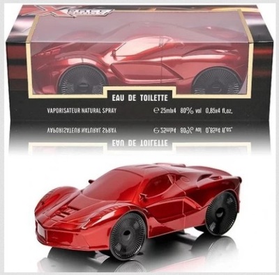 TIVERTON PERFUM MĘSKI 4×25 ml AUTO XRACE CZERWONE