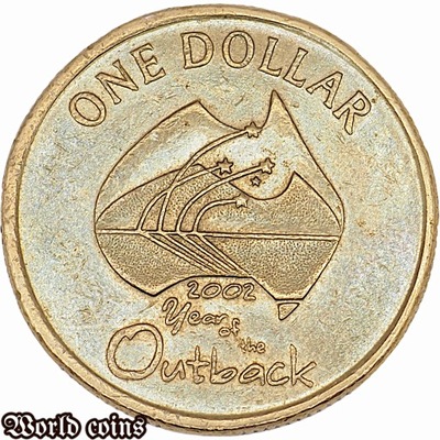 1 DOLLAR 2002 OUTBACK - AUSTRALIA