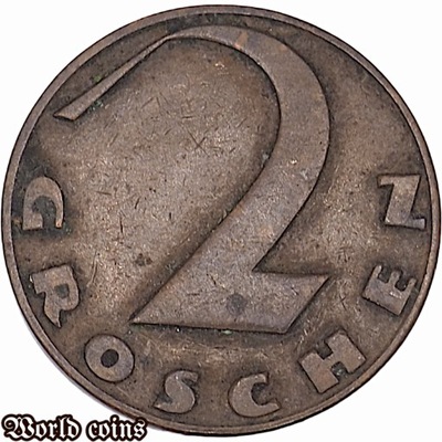 2 GROSCHEN 1925 AUSTRIA