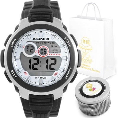 Zegarek męski Xonix SPORT alarm timer stoper 100m