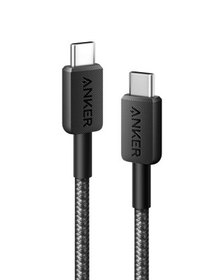 Kabel Anker 322 USB-C do USB-C 0.9m czarny