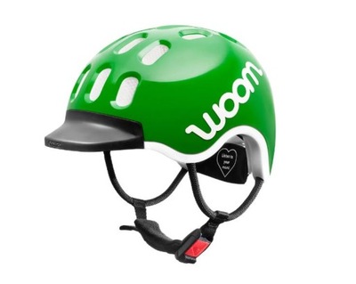 Kask rowerowy dla dzieci WOOM r M 53-56 cm Zielony