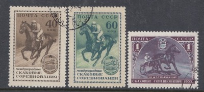 ZSRR Mi 1798-1800 sport konie