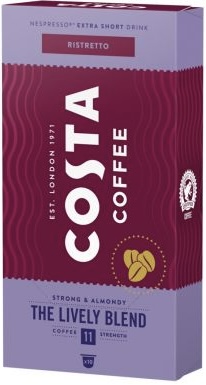 Kapsułki do Nespresso Costa Coffee The Lively Blend 10 sztuk