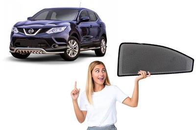 NISSAN QASHQAI II J11 2014-2021 CORTINAS ANTISOLAR  