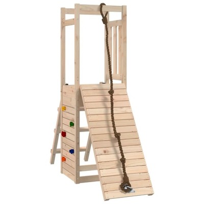 Drewniany zestaw zabawowy 161x46,5x169 cm, sosnowy