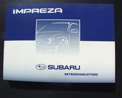 SUBARU IMPREZA II (2000-2007) - MANUAL MANTENIMIENTO J. NIEMIECKI  