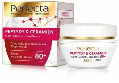 Perfecta Peptydy Ceramidy Krem Dzień Noc 80+ 50ml