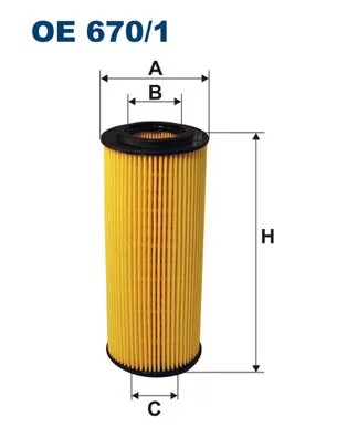 OE670/1 FILTRO ACEITES  