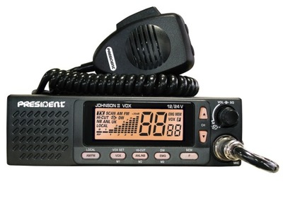 President Johnson II CB RADIO 1-DIN do ciężarówki