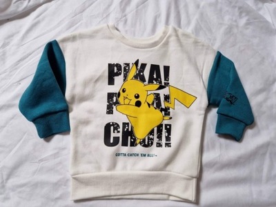 PRIMARK FAJNA BAWELNIANA BLUZA POKEMON 92CM