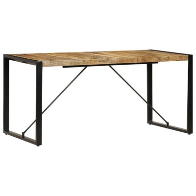 Stół jadalniany, 160 x 80 x 75 cm, lite drewno man
