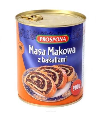 Prospona Masa makowa z bakaliami 900 g