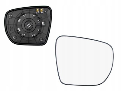 Hyundai ix35 вкладиш дзеркало скло правий з підігрівом фото №1