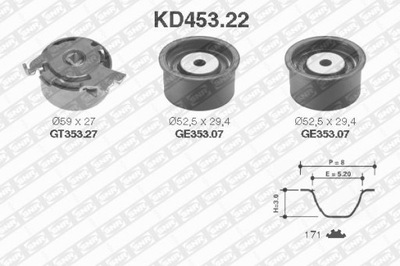 КОМПЛЕКТ ГРМ OPEL OPEL FRONTERA A (5_MWL4)2.2