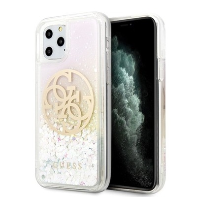 Guess Guess Gradient Liquid Glitter Circle Logo - Etui iPhone 11 Pro