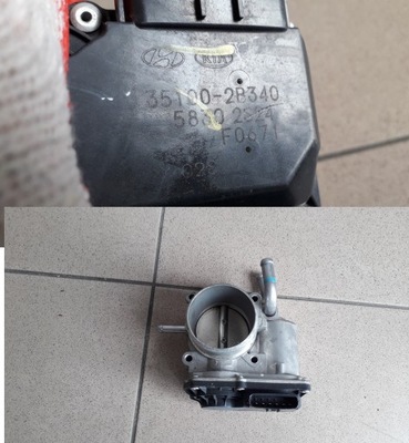 Hyundai kona 2017-20 1.6 t-gdi дроссельная заслонка фото №1