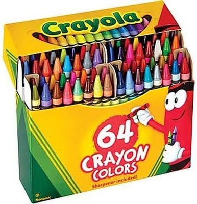 Kredki Woskowe Crayola 64 kolory