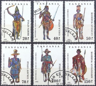 TANZANIA - 1994 - STROJE LUDOWE - SERIA I BLOK