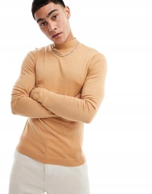 Asos Design ncs sweter stójka dopasowany klasyczny XS