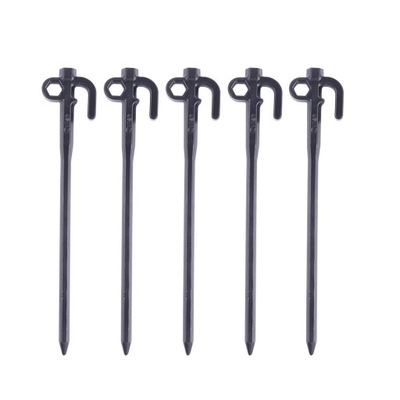 5x Steel Tent Spikes Inflexible Tent Stakes 20cm