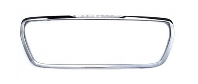 Рамка решітка радіатора перед peugeot 3008 lift хром oryg фото №1