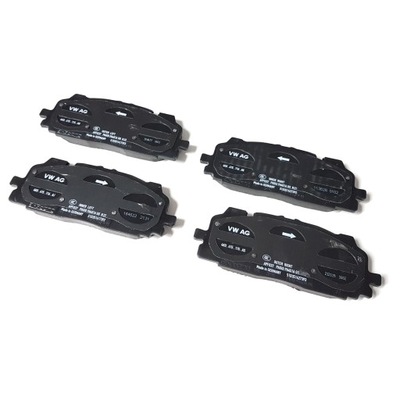 Оригинальные тормозные колодки перед audi a6 a7 c8 4k 375x36mm aso фото №1