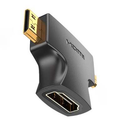Adapter HDMI do Micro/Mini HDMI Vention AGFB0 4K30Hz