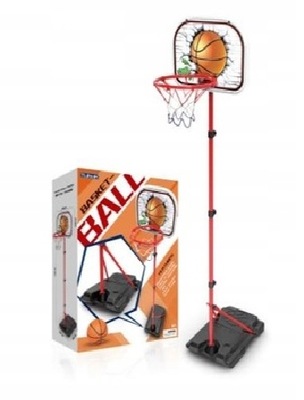 ZESTAW DO GRY W KOSZYKÓWKĘ KOSZYKÓWKA PIŁKA KOSZ 170cm 8090