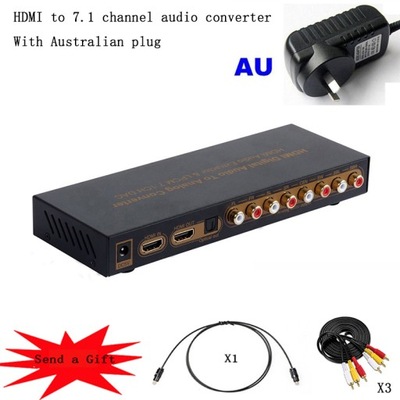 Konwerter HDMI na HDMI optyczny ekstraktor Audio