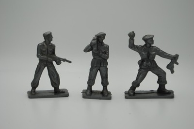 Żołnierzyki wojsko II wojna światowa komandosi 3 szt