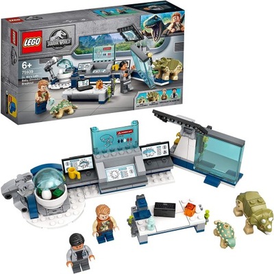 LEGO JURASSIC WORLD 75939 Laboratorium dr Wu: ucieczka młodych Dinozaurów